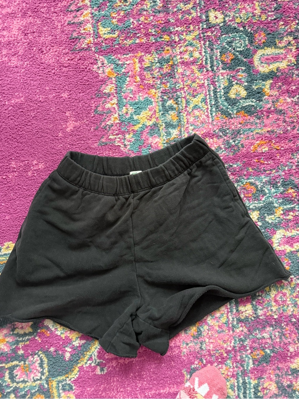 aerie Black Knit Pull-On Shorts